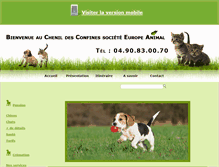 Tablet Screenshot of europe-animal.com